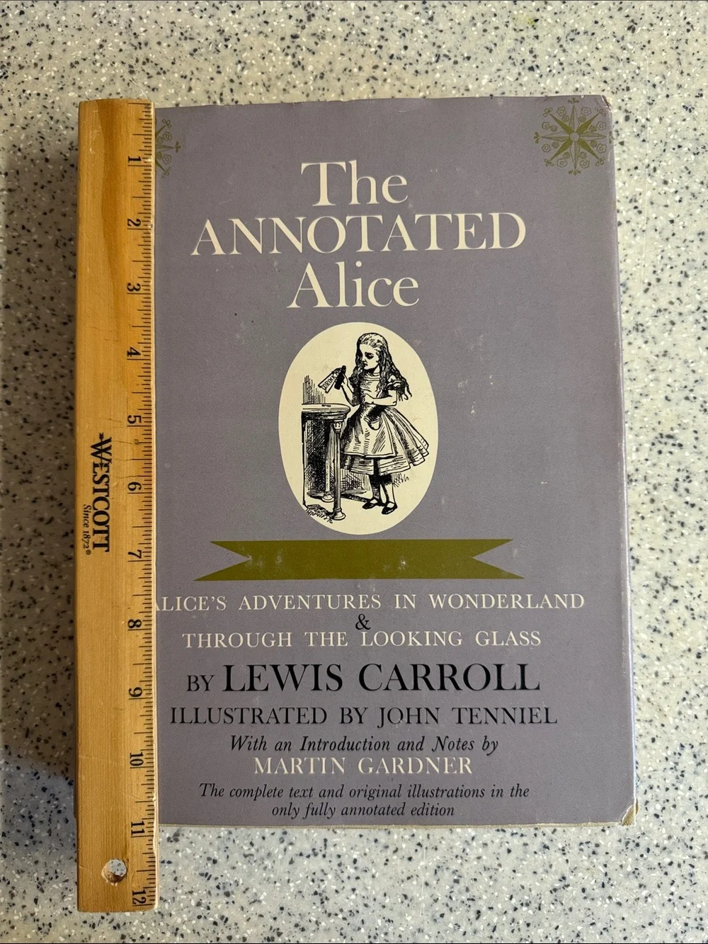 1960 Vintage The Annotated Alice by Lewis Carroll With Amazing Illustrations